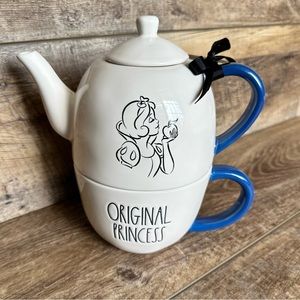NWT Disney Collection by Rae Dunn Original Princess Snow White Teapot + Mug